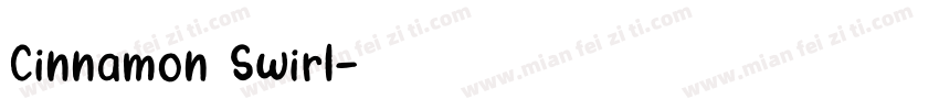 Cinnamon Swirl字体转换